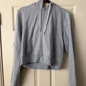 ALO - Women's Zip-Up Hoodie (Grey)